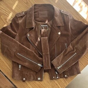 Brown Suede Women's Jacket